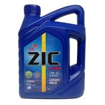지크/ZIC/X5000 15W40 10W40/X7000 10W40/디젤엔진오일/트럭/대형.소형 엔진오일/4리터, X5000-15W40(4리터), 1개
