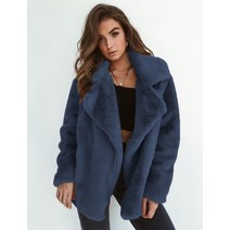 여우털코트 인조밍크코트 에코퍼코트 갈색 여성 인조 모피 streetwear 겨울 플러시 테디 여성 흰색 모피 솜털 재킷