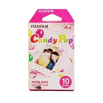 일회용 필름카메라 후지 필름 인스탁스 미니 1020 매 인스턴트 카메라용 노출 용지 컬러 디자인 11/40/9/8/, 10 10Candy Pop