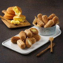 하우스원푸드 델리 한입 츄러스 커스터드크림 750g 40개입 소시지 550g 미니 냉동추러스