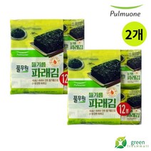 풀무원 들기름 파래김 12봉, 2개