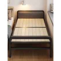접이식 평상 침대 튼튼한 목욕탕 마루 야외 조립식, (100cm+원목용골)싱글침대모델