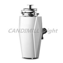 음식물처리기 550w 가정용 싱크대 음식물 쓰레기 처리기 주방 쓰레기 처리기 잔류 물 처리 분쇄기 분쇄기 스테인레스 스틸 블레이드, 하얀