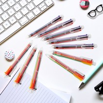 윰팬시 6색 0.7 특이한 귀여운 볼팬 볼펜 제작 10p