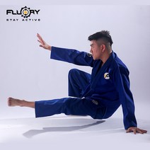 주짓수 도복 브라질 유술 합기도 블랙 블루 FLUORY