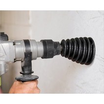 목공집진기 싸이클론집진기 가정용 이동식 소형 네일 집진기 4pcs 고무 링이있는 드릴 먼지 커버 전기 충격 망치 실리콘 집진기 방진 도구, 흰색 연장