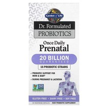가든오브라이프 Dr. Formulated 프로바이오틱스 하루 1정 임산부용 베지 캡슐 30정, 1개