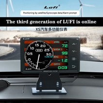 유면계 유량계 LUFI XS 게이지 자동차 다기능 OBD + GPS 계기 수온 터빈 오일 온도 측정기 G 값 자이로스, 01 LUFI XS Gauge