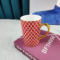 믹스커피잔 빈티지 세트 커피잔 예쁜 찻잔 유럽식 라이트 럭셔리 보네차이나 찻잔 머그잔 커피 컵 커플, 08 8_01 320ml