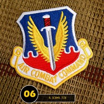 스포츠기념품 군사 패치 컬러 미국 공군 Usaf 공기 전투 명령 휘장 armyshop2008