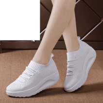 부모님 운동화 신발 족저근막염 경량 무지외반증 푹신한 통굽 봄여름 스윙 메쉬