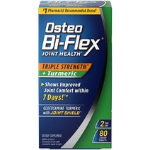 Osteo Bi-Flex 관절 건강 트리플 스트렝스 + 강황 코팅정제 80정