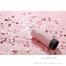 프로빌 소형 컨페티 폭죽 생일 컨페티 소품 종이 꽃가루 디스크, 벚꽃가루 4팩