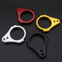 3154mm 범용 스티어링 댐퍼 브래킷 포크 클램프 지원 홀더 바이크 오토바이 레이싱 거리 ATV 전기 스쿠터 킥보드, [21] Silver 35mm