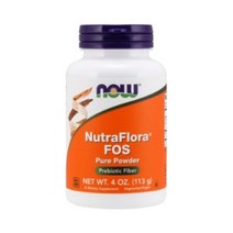 나우푸드 뉴트라 플로라 FOS 퓨어 파우더 글루텐 프리 비건, 113g, 3개