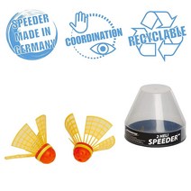 스피드민턴크로스민턴과 스피드 배드민턴용 Speedminton Heli Speeder (2팩)