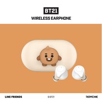 로이체 라인프렌즈 베이비 BT21 TWS 블루투스이어폰, 슈키, 베이비 BT21 블루투스이어폰