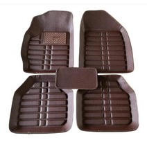 캐딜락 트렁크 바닥 실내 가죽 코일매트 XT4 XT5 XT6 CT4 CT5 CT6 CTS 차박 스타일링 간지 cts 2008-2018 에스컬레이드 2006-2017 자동차 매트, 갈색