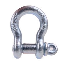 단조 샤클 3/16 1/4 3/8 1/2 5/8 3/4 7/8 볼트 타입 크레인 리프팅 SHACKLE 와이어 로프 체결 연결 고정 체인 단조샤클 턴버클 클립 크립 FBC 운반 비너, 단조 샤클 3/4인치