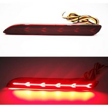 도요타 릿지라인 렉서스 GX470 용 3D LED 범퍼 반사등 2003-2009 테일 브레이크 후방 안개등 및 방향 지시등 2 개, Small plane