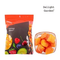 [딜라잇가든]냉동 파파야1kg 3개 3kg, 1kg