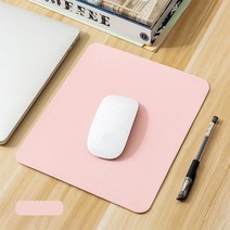 (ABM도매콜) ABM 가죽 마우스 패드 핑크, 상세페이지 참조