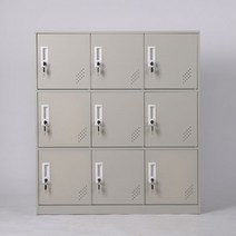 사무용 철제 캐비넷 9문수납장, 상품선택:9문수납장_그레이(WWD8025-GR)