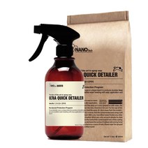 나노텍 고속 광택제 자동차 발수 물왁스 퀵 디테일러 (수입차 OK) 520ml