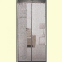 현관자석방충망 방문 그레이 (100x210cm) 모기장 출입구 커튼, 단품, 단품