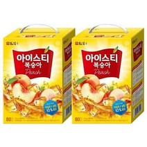 담터 복숭아홍차 160티백 (80Tx2개), 480개, 14ml