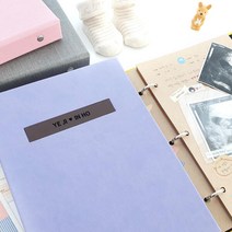 아트박스/제이밀크 프리미엄 이니셜 초음파앨범(임신다이어리)A5 바인더, 기본문구(TO MY LITTLE ANGEL♥), 민트