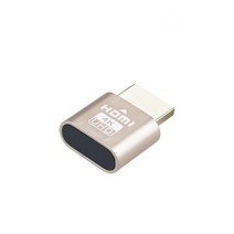 HDMI 더미 플러그 가상 디스플레이 에뮬레이터 가상화폐채굴용 모니터 연결 노트북 미니PC원격 젠더 4K 60Hz