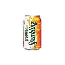 롯데 트로피카나 스파클링 355ml 12개입 (사과 복숭아 오렌지 포도 망고 패션후루츠 ), 오렌지355ml 12개입, 12개