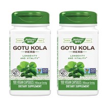 네이쳐스웨이 고투 쿨라 허브 950mg 베지테리안 캡슐, 100개입, 2개