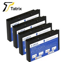 프린트 부품 Epson T5852 T 5852 호환 잉크 카트리지 용 Tatrix 호환, 04 E-5852 X4 PCS