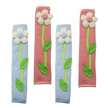 Batino 4피스 천 핸들 커버 문 손잡이 방진 냉장고 장갑 28cm x 15cm