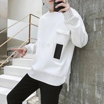kirahosi 멋쟁이 남자 맨투맨 춘추 날염 후드티셔츠 대학생 고딩 코디 70호 DOsz0l7w