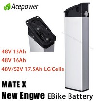 전기 자전거 배터리 수리 리필 교체 개조 48v 17 5ah 16ah 13ah 교체 ep, 52v 17.5ah 엘지
