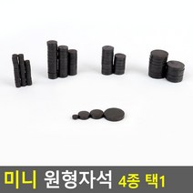 과학실험용 흑자석 미니 원형 자석 교구 학교 교육 마그넷 초등과학 체험학습 부속 학원 실험도구, 1개, 소