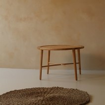 벤톡스 라탄 쇼파 테이블 L 원목 거실 사이드 가구 우도주막
