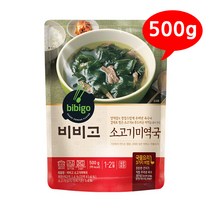 비비고 소고기 미역국 500g /B, 1개