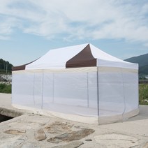 베이직 2x2 캐노피천막 캠핑천막 감성천막 포장마차 야외천막 접이식천막, B일체풀 2X2 딥그린