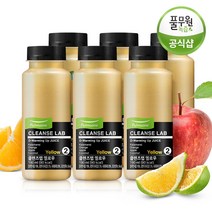 풀무원녹즙 클렌즈랩(옐로우) 클렌즈주스 190mlx6입, 클렌즈랩 옐로우 190ml x 6입