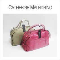 보스턴가방/CATHERINE MALNDRINO/스웨이드 가죽가방/정품/크로스가방