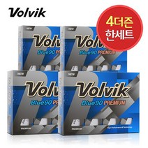 4박스 총48구/ 볼빅 블루90 프리미엄 골프공, 블루90 레인보우 12구 4더즌