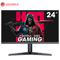 KOORUI 60.45cm FHD Fast IPS 리얼 165Hz 1ms(gtg) 게이밍 모니터 24E3 블랙 [프리싱크/G-sync 지원]