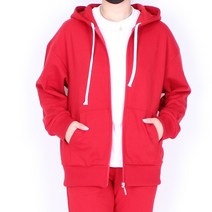 M~4XL 남녀공용 경이로운 소문 무지 후드집업 국내생산 특양면 후드티 자켓