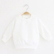 [겨울아기기모티셔츠] 유아 아기 기모 배색 맨투맨 백일 돌아기 아동 겨울 티셔츠