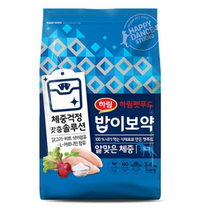 하림펫푸드 밥이보약 강아지 사료, 3.4kg, 2개
