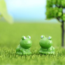 미니 개구리 피규어 미니어처 마리모키우기 테라리움 만들기 재료, 개구리피규어(1개)